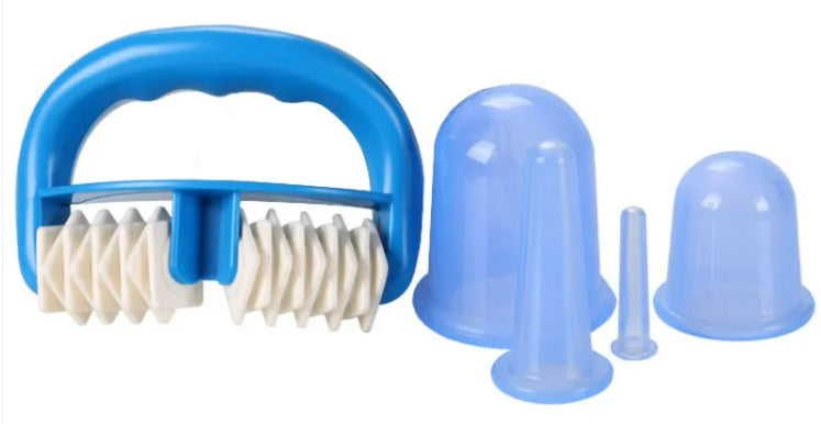 Roller massager & 5 pcs vacuum cupping